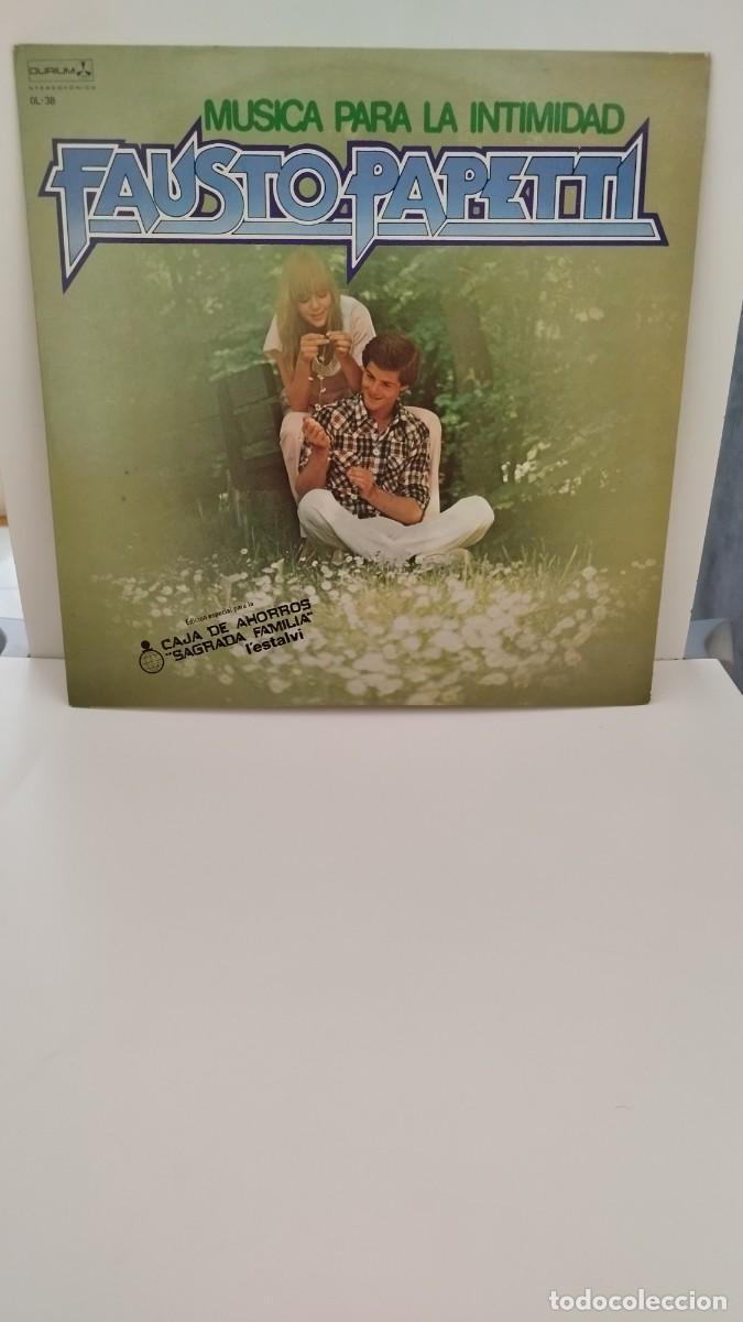 Discos de vinil: MUSICA PARA LA INTIMIDAD FAUSTO PAPETTI.Vinilo Lp