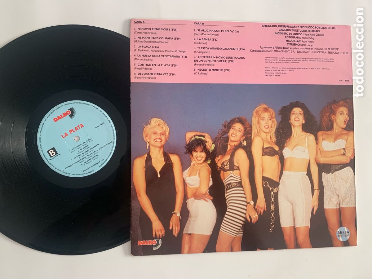 Discos de vinilo: Lp la plata de 1990 - Foto 2