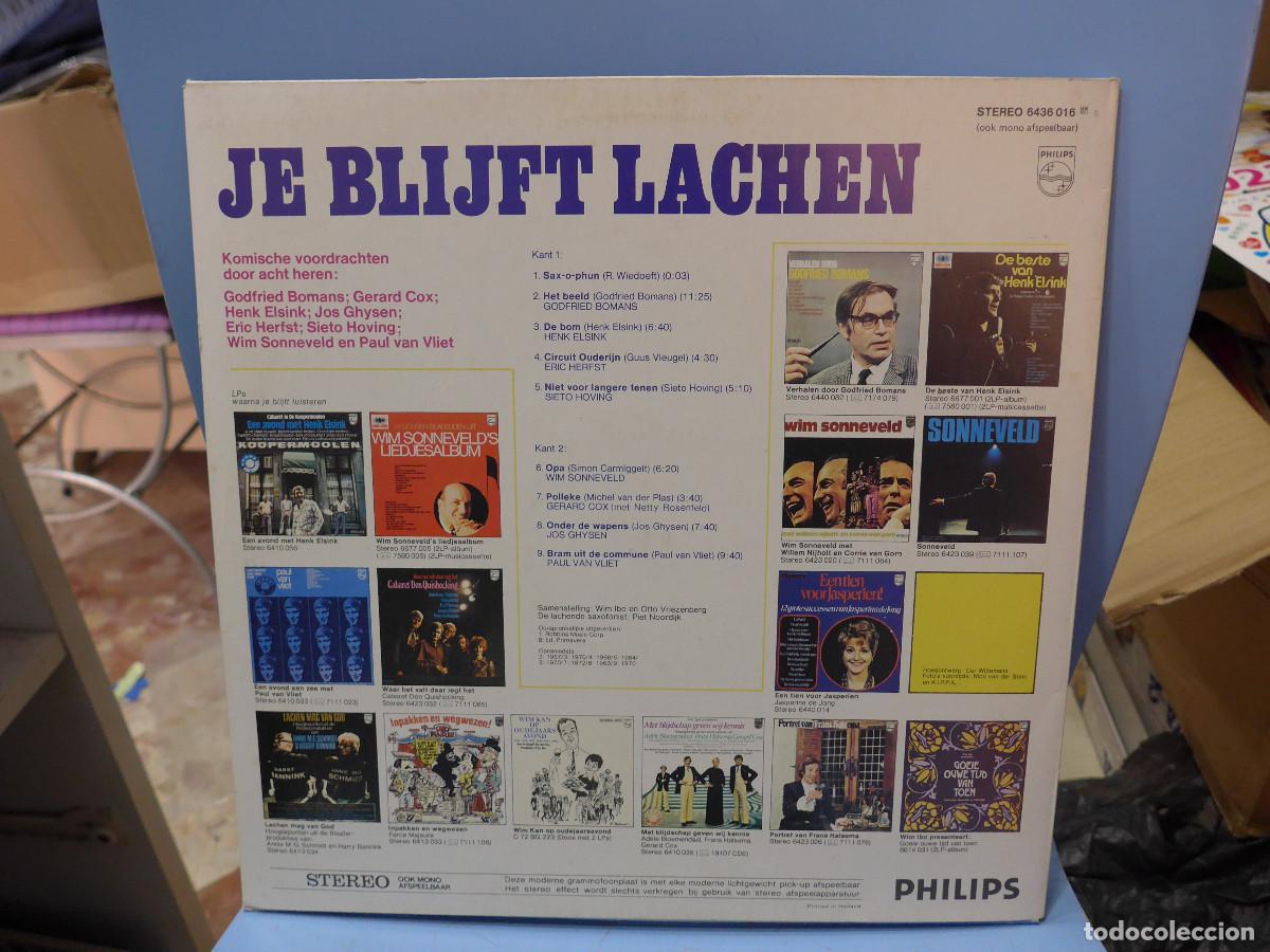 Discos de vinilo: JE BLIJFT LACHEN - Foto 2