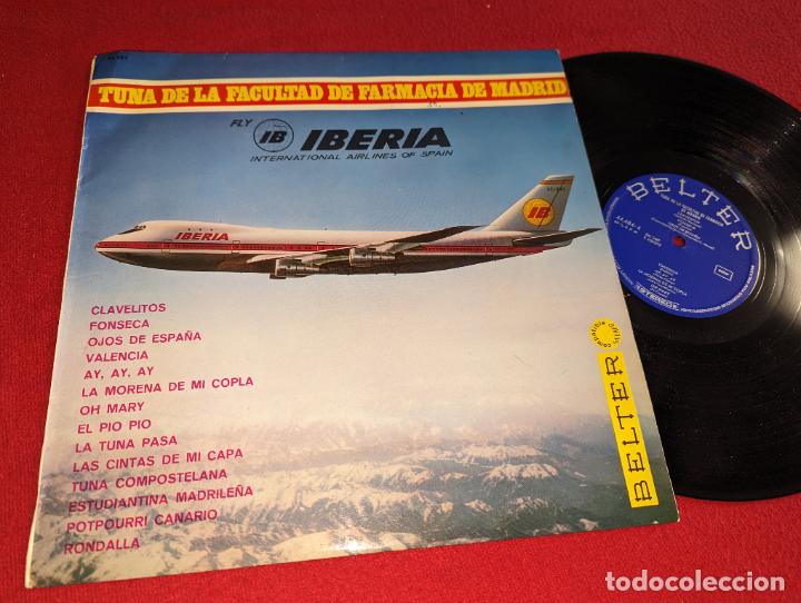 Discos de vinilo: TUNA DE LA FACULTAD FARMACIA MADRID Iberia LP 1970 Belter