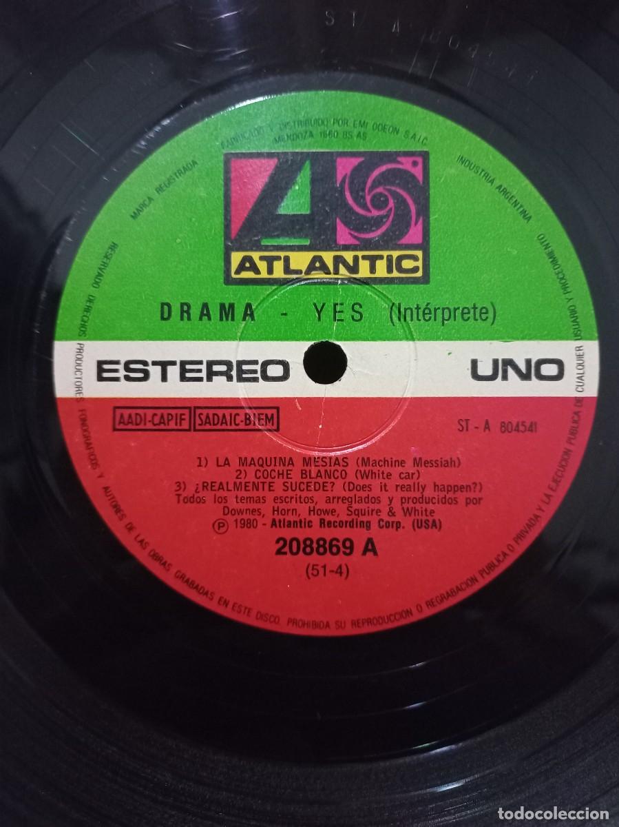 Discos de vinilo: YES - DRAMA / 208869 - 1980 - Foto 3