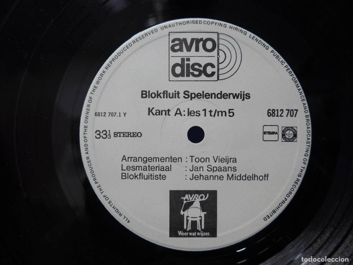 Discos de vinilo: BLOKFLUIT SPELENDERWIJS DOOR JAN SPAANS - Foto 6