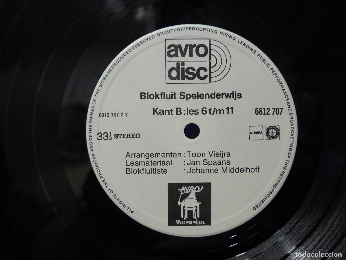 Discos de vinilo: BLOKFLUIT SPELENDERWIJS DOOR JAN SPAANS - Foto 8