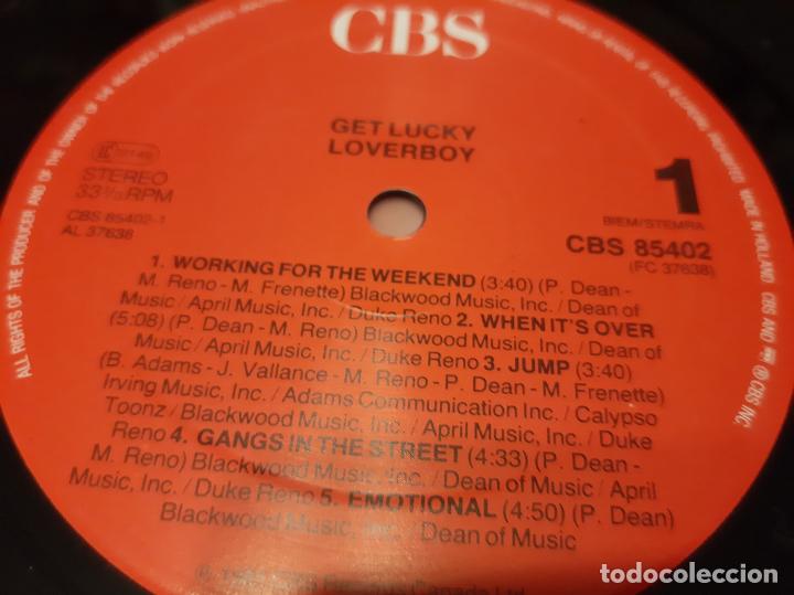 Discos de vinilo: LOVERBOY -GET LUCKY- (1981) LP DISCO VINILO - Foto 3