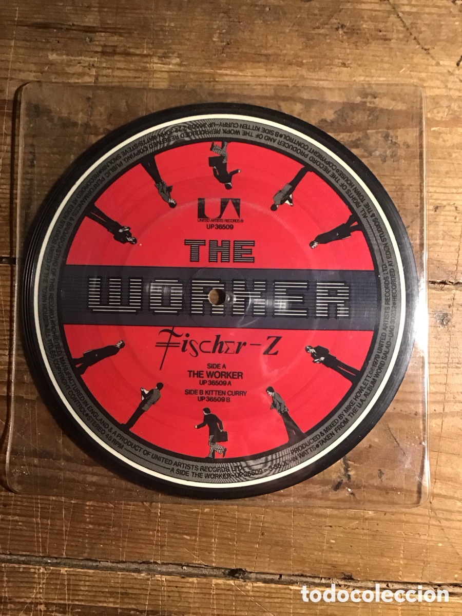Discos de vinilo: Fischer-Z The Worker pic disk - Foto 1