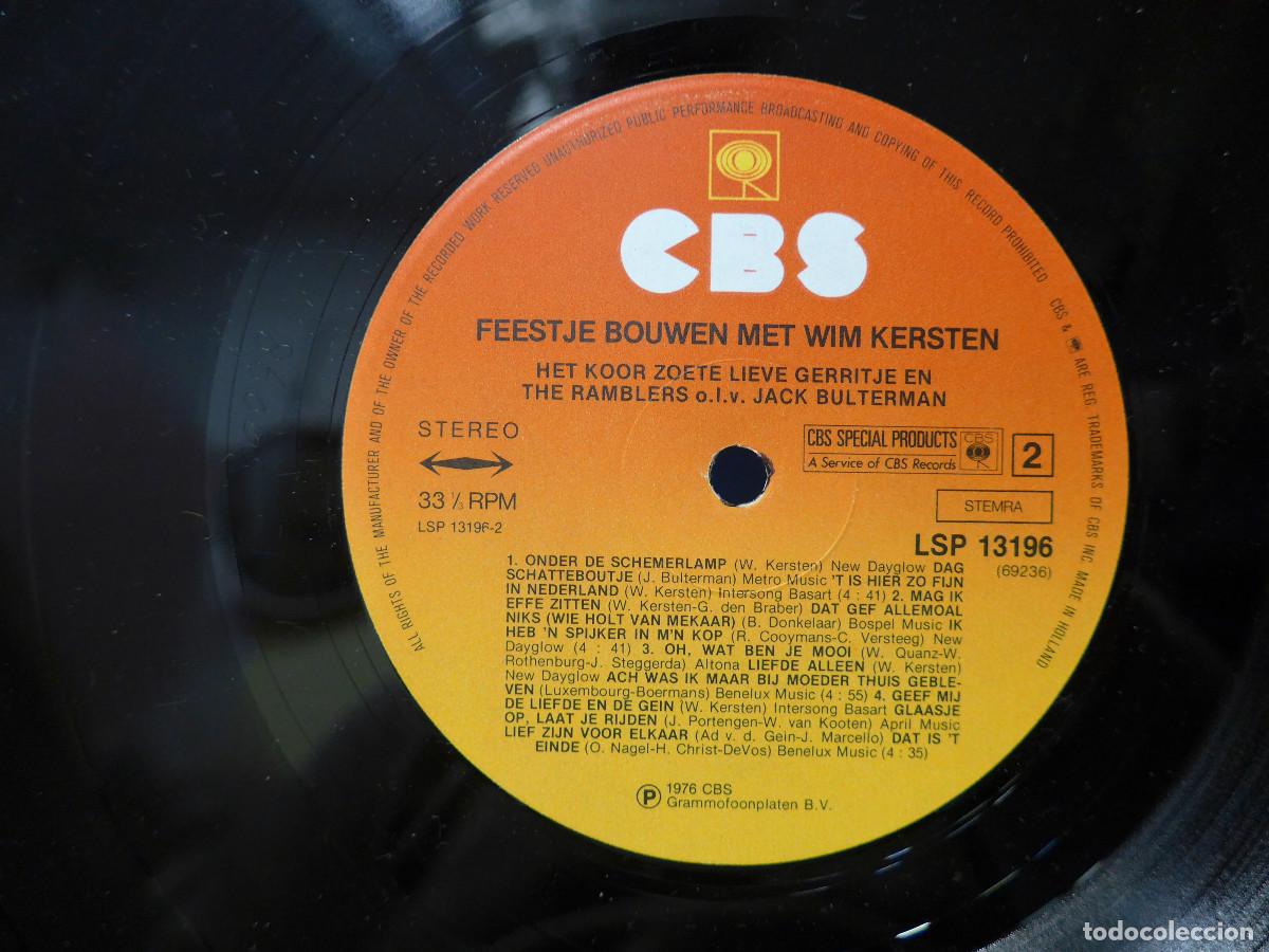 Discos de vinilo: WIM KERSTEN FEESTJE BOUWEN MET - Foto 10