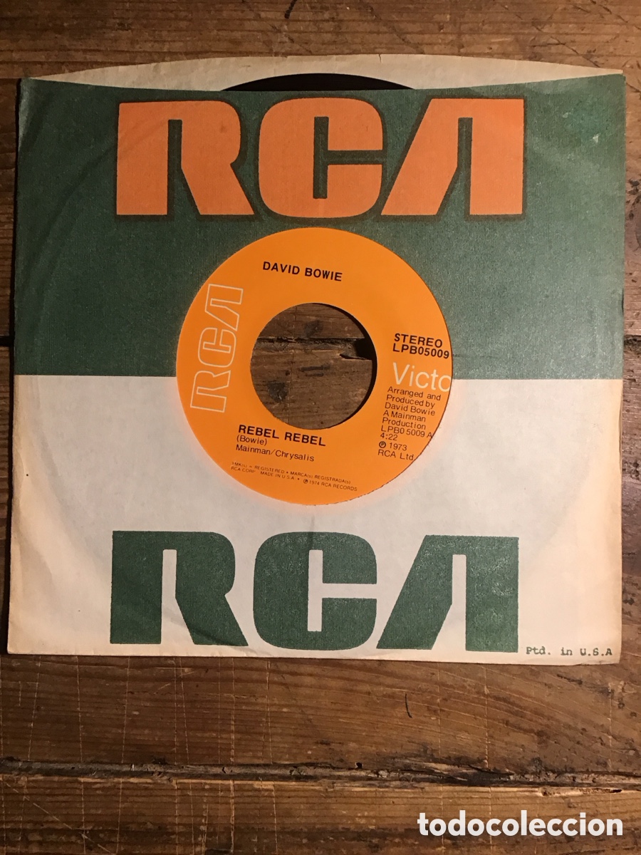 Discos de vinilo: David Bowie-Rebel Rebel - Foto 1