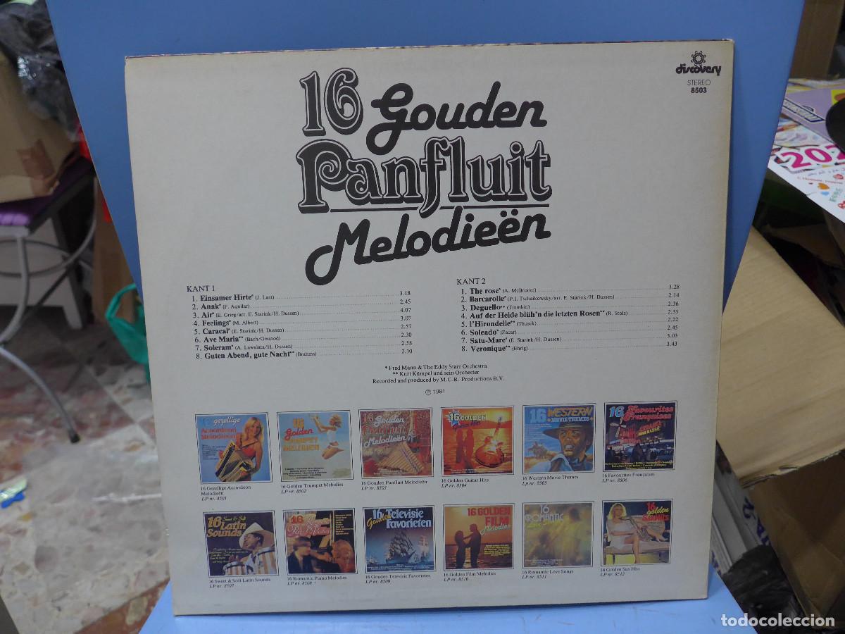 Discos de vinilo: 16 GOUDEN PANFLUIT MELODIEEN - Foto 2