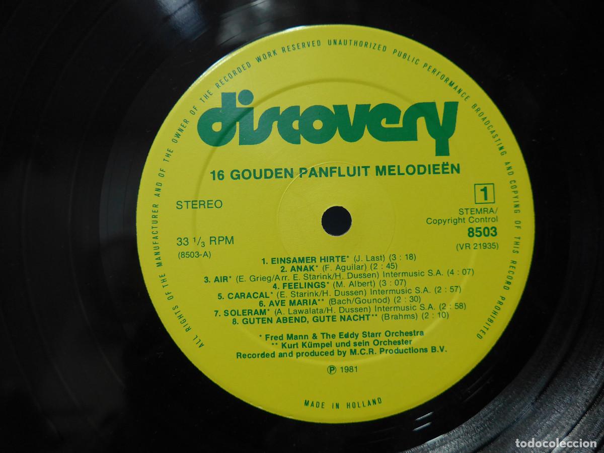 Discos de vinilo: 16 GOUDEN PANFLUIT MELODIEEN - Foto 6