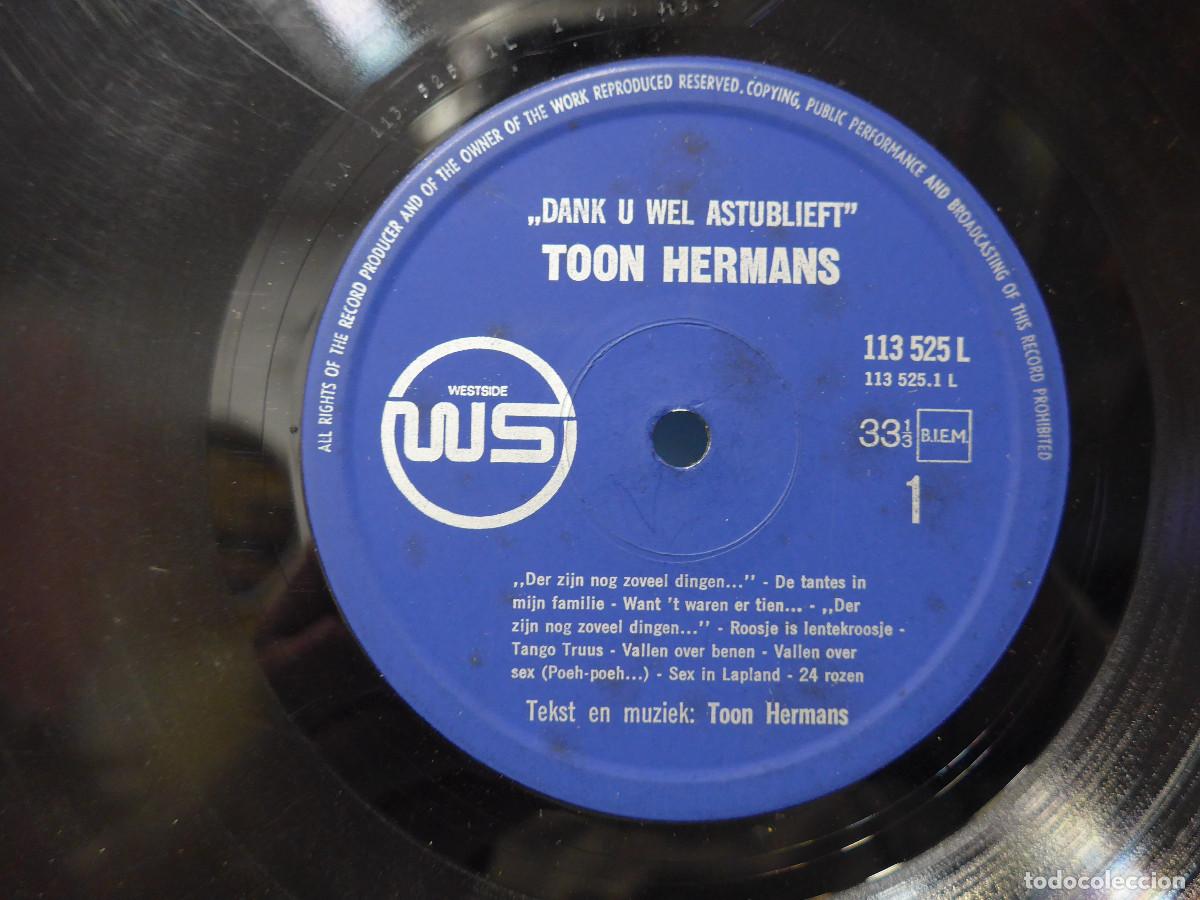 Discos de vinilo: TOON HERMANS DANK U WEL ASTUBLIEFT - Foto 6