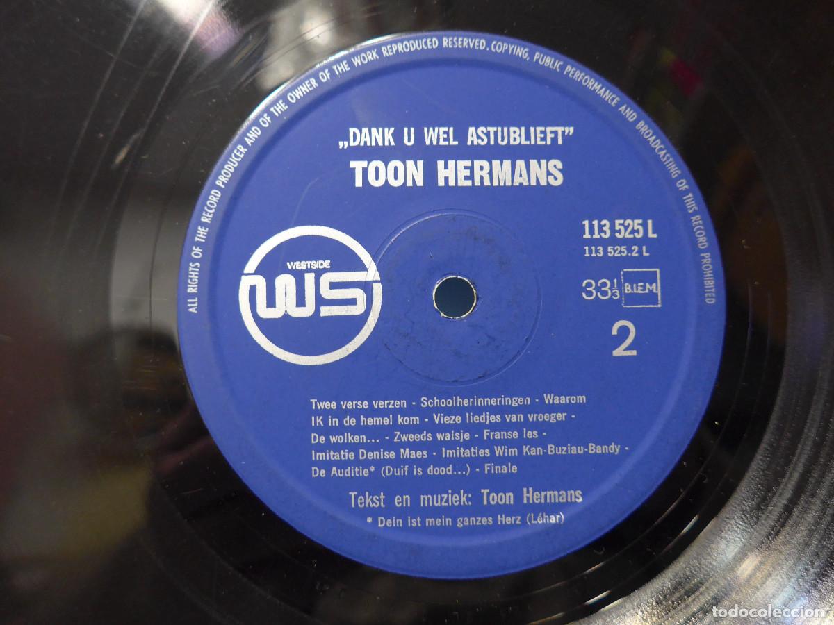 Discos de vinilo: TOON HERMANS DANK U WEL ASTUBLIEFT - Foto 8