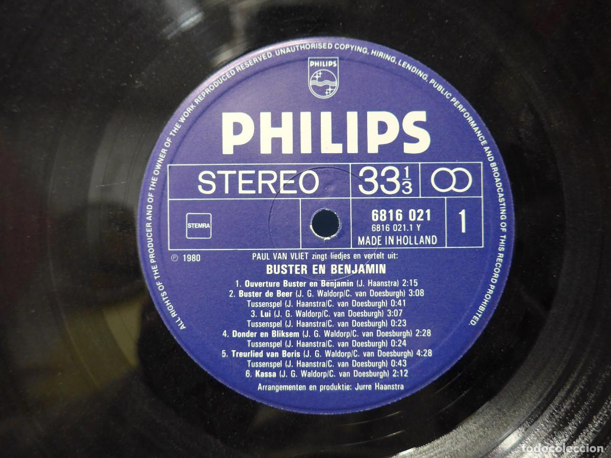 Discos de vinilo: PAUL VAN VLIET BUSTER EN BENJAMIN - Foto 4