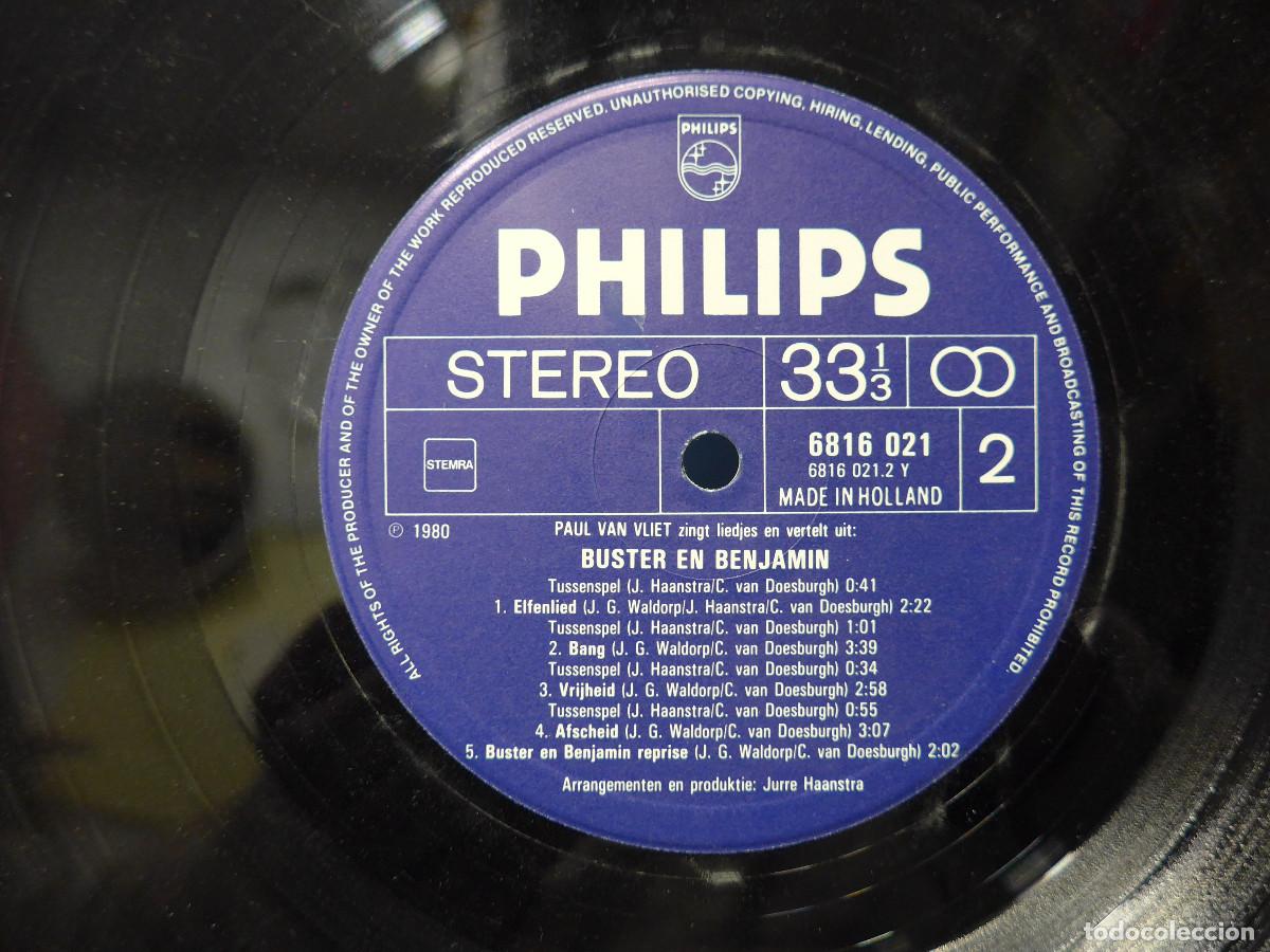 Discos de vinilo: PAUL VAN VLIET BUSTER EN BENJAMIN - Foto 6