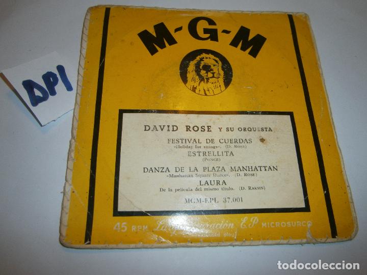 Discos de vinilo: ANTIGUO VINILO - DAVID ROSE - Foto 1