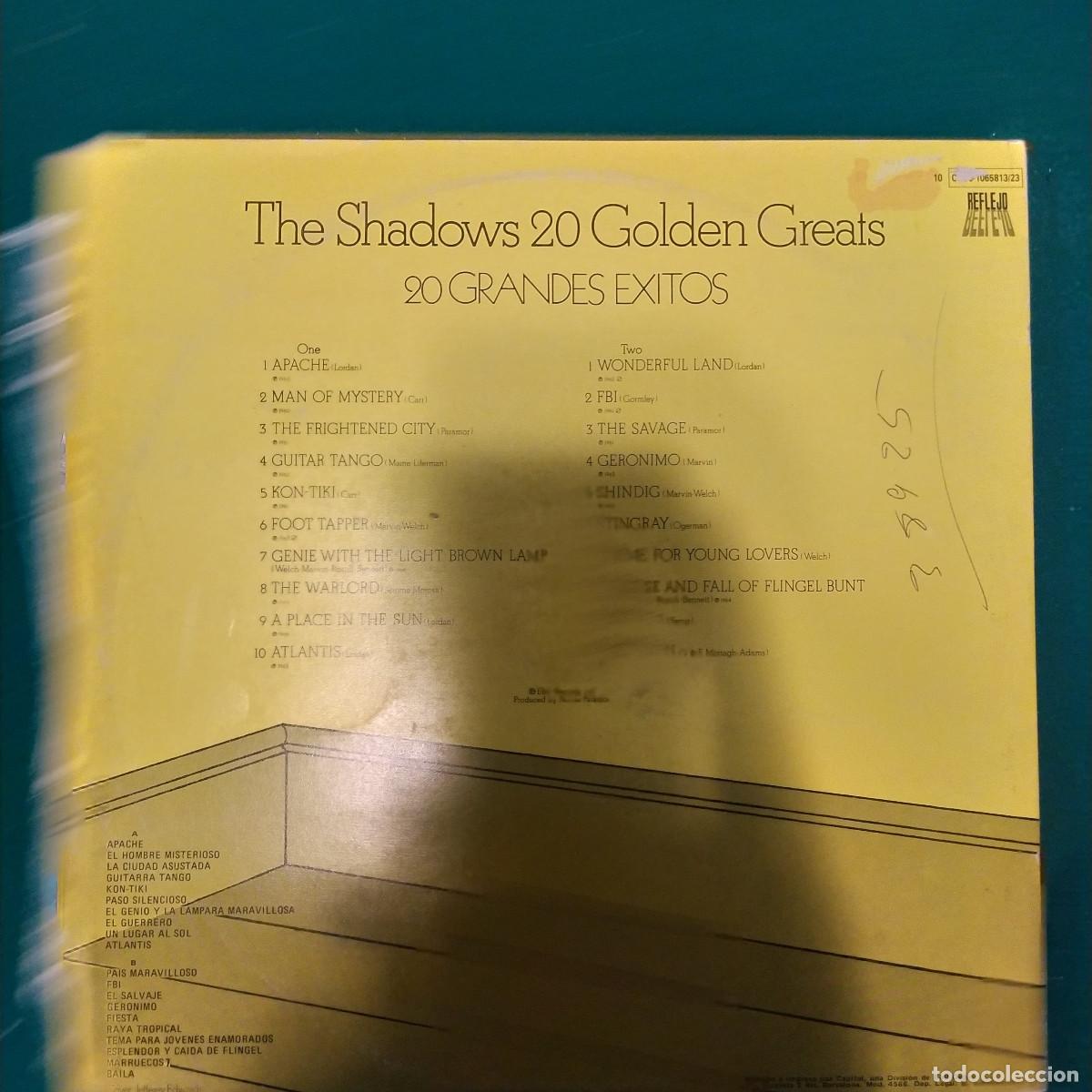 Discos de vinilo: The Shadows &ndash; Shadows 20 Golden Greats - Foto 2