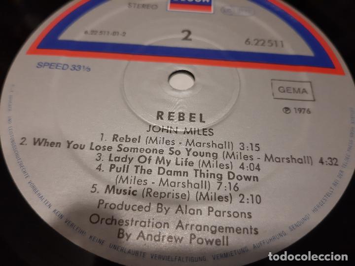 Discos de vinilo: JOHN MILES -REBEL- LP DISCO VINILO - Foto 2