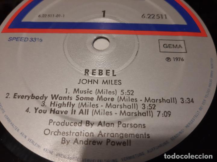 Discos de vinilo: JOHN MILES -REBEL- LP DISCO VINILO - Foto 3