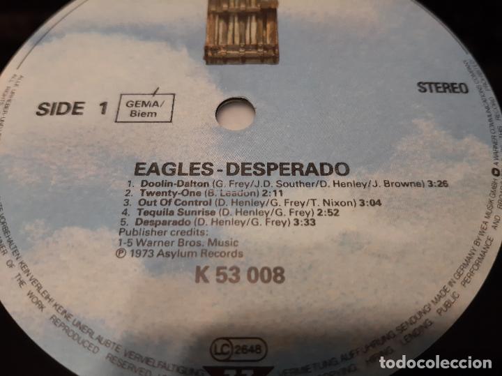 Discos de vinilo: EAGLES -DESPERADO- LP DISCO VINILO - Foto 3