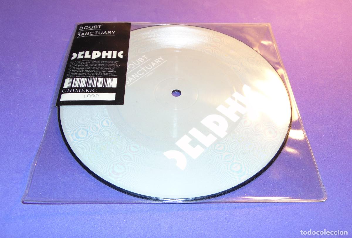 Discos de vinilo: DELPHIC - DOUBT / SANCTUARY - SINGLE 7 - PICTURE DISC - EDICION LIMITADA - Foto 3