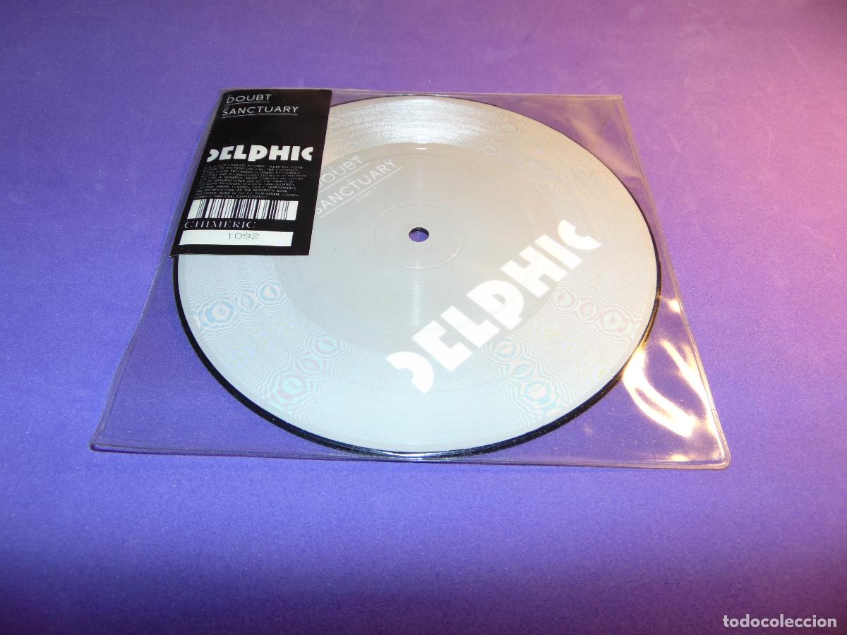 Discos de vinilo: DELPHIC - DOUBT / SANCTUARY - SINGLE 7 - PICTURE DISC - EDICION LIMITADA - Foto 6