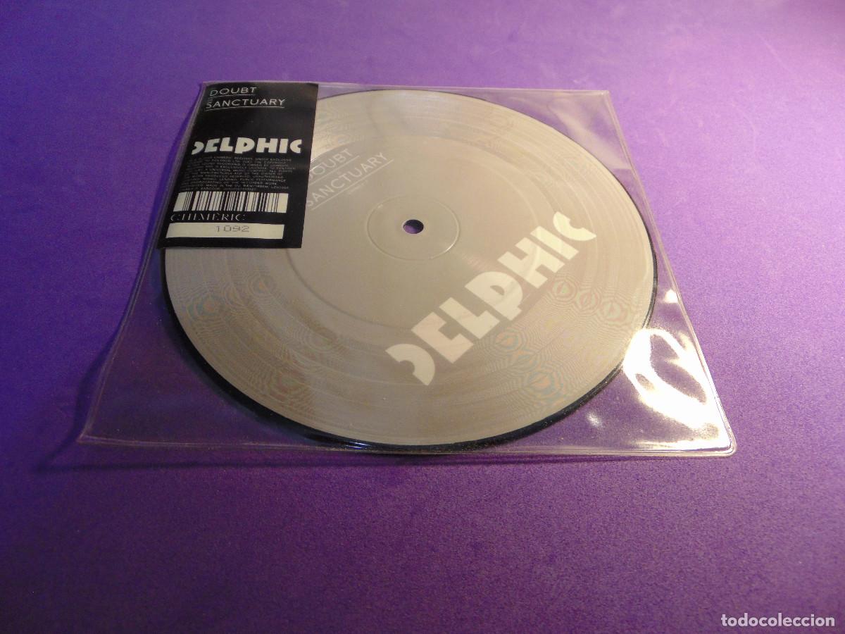 Discos de vinilo: DELPHIC - DOUBT / SANCTUARY - SINGLE 7 - PICTURE DISC - EDICION LIMITADA - Foto 4