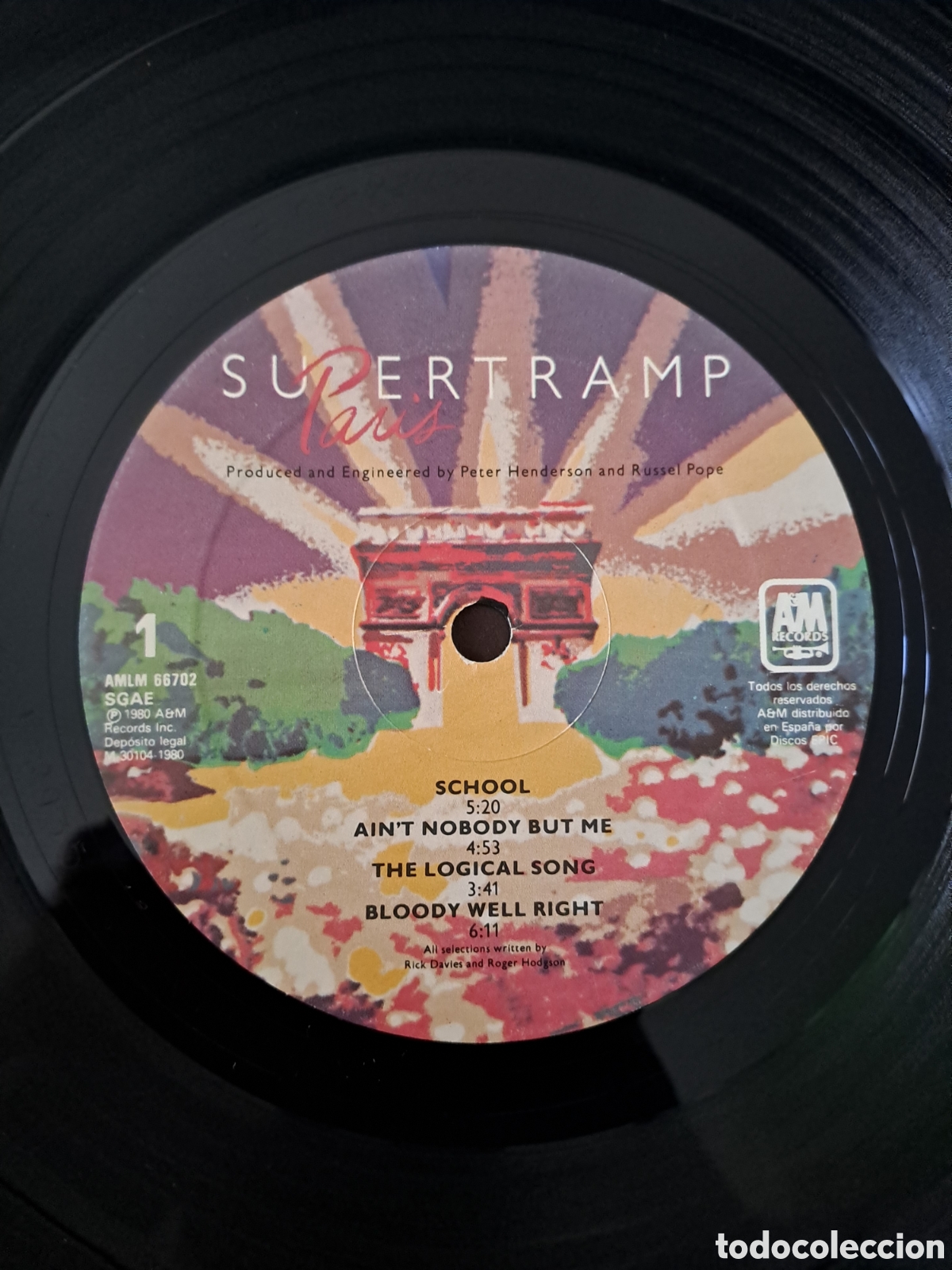 supertramp paris 2 lp vinilo del año 1980 uk ga - Compra venta en  todocoleccion