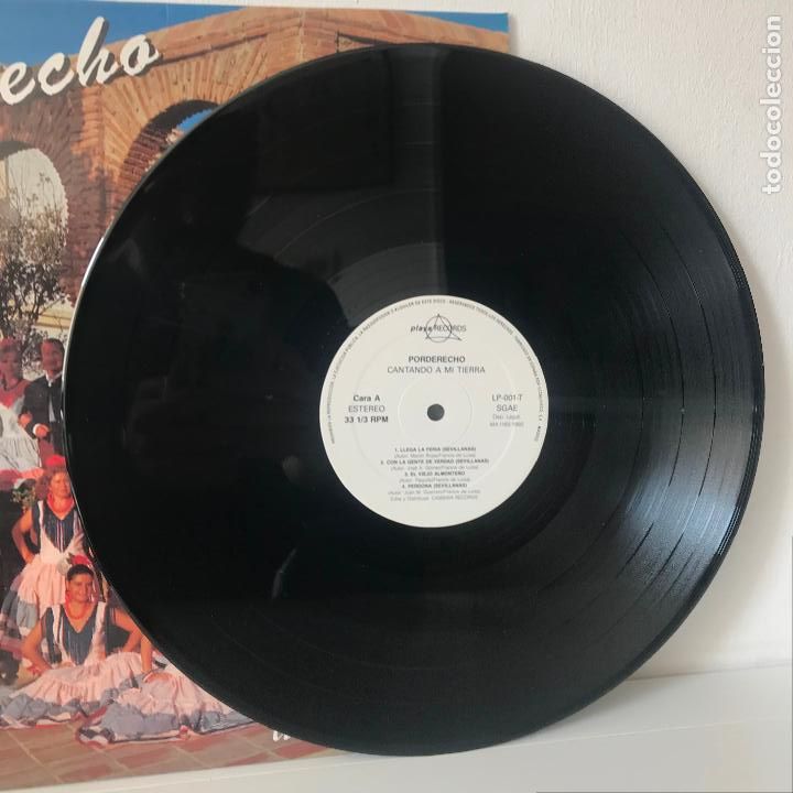 Discos de vinilo: Porderecho. Cantando a mi tierra. - Foto 3