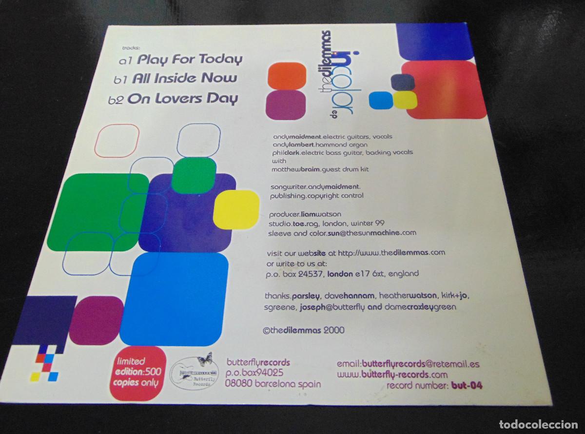 Discos de vinilo: The Dilemmas &ndash; In Color EP - 2000 - Foto 4