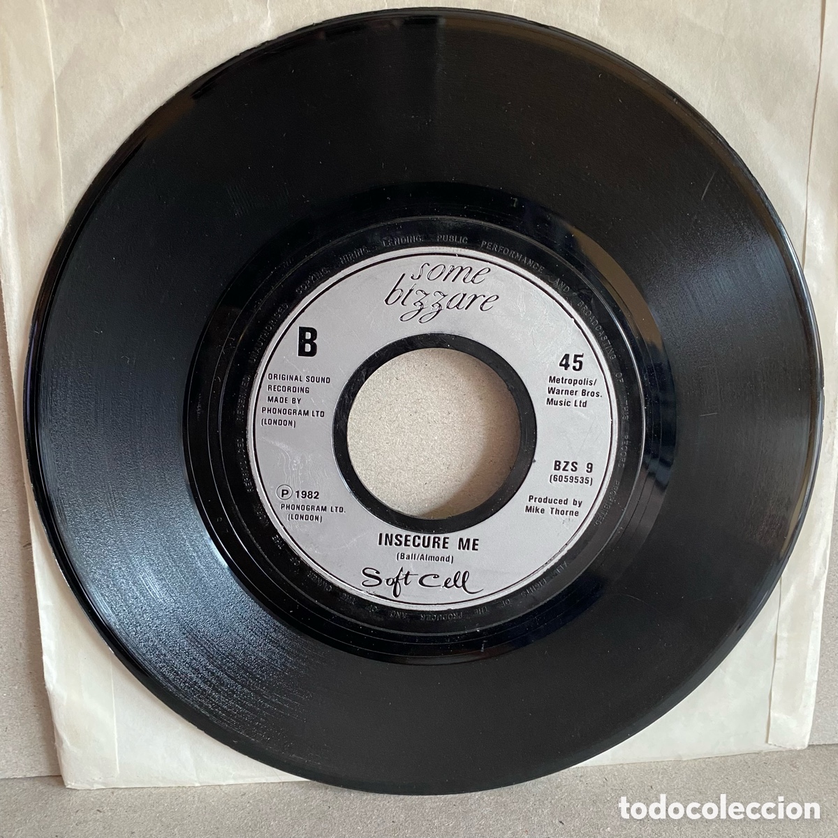 Discos de vinilo: Soft Cell - Torch (7&rdquo;, Single) 1982/UK - Foto 3
