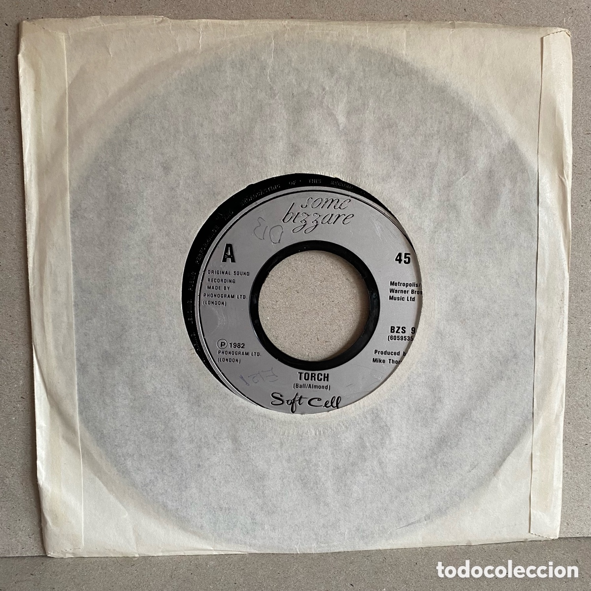 Discos de vinilo: Soft Cell - Torch (7&rdquo;, Single) 1982/UK - Foto 1