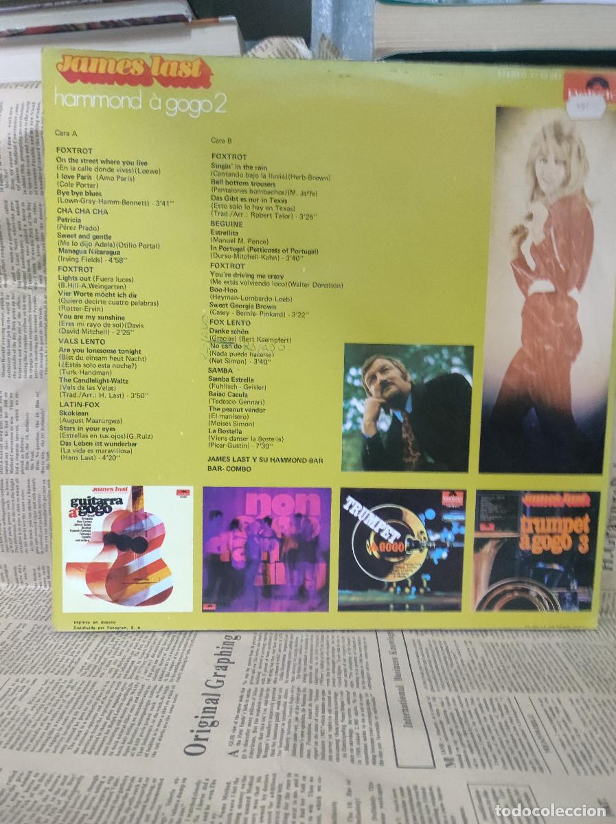 Discos de vinilo: JAMES LAST HAMMOND A GOGO 2 - Foto 2