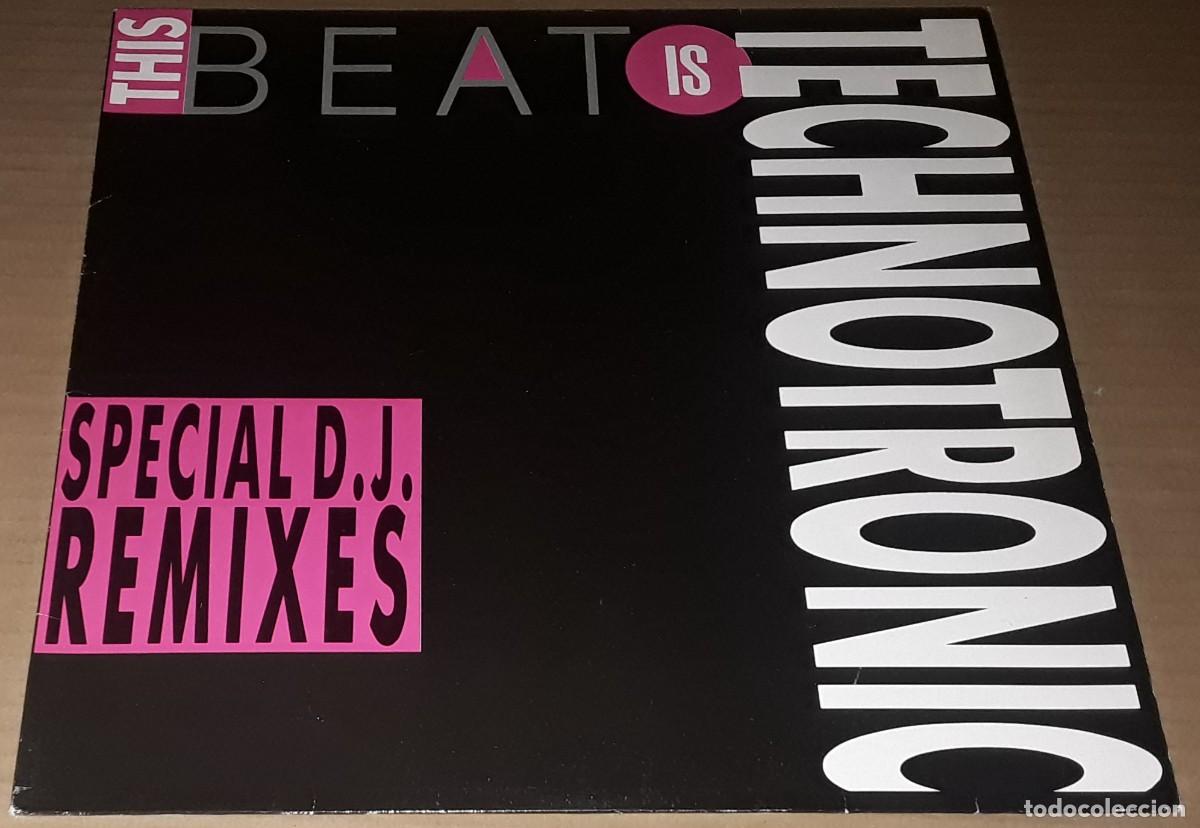 Discos de vinilo: MAXI - TECHNOTRONIC - THIS BEAT IS TECHNOTRONIC - SPECIAL D.J. REMIXES - Foto 1