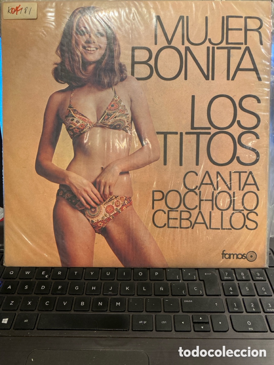 Dischi in vinile: LOS TITOS CANTA POCHOLO CEBALLOS - MUJER BONITA LP RARO HECHO EN ECUADOR