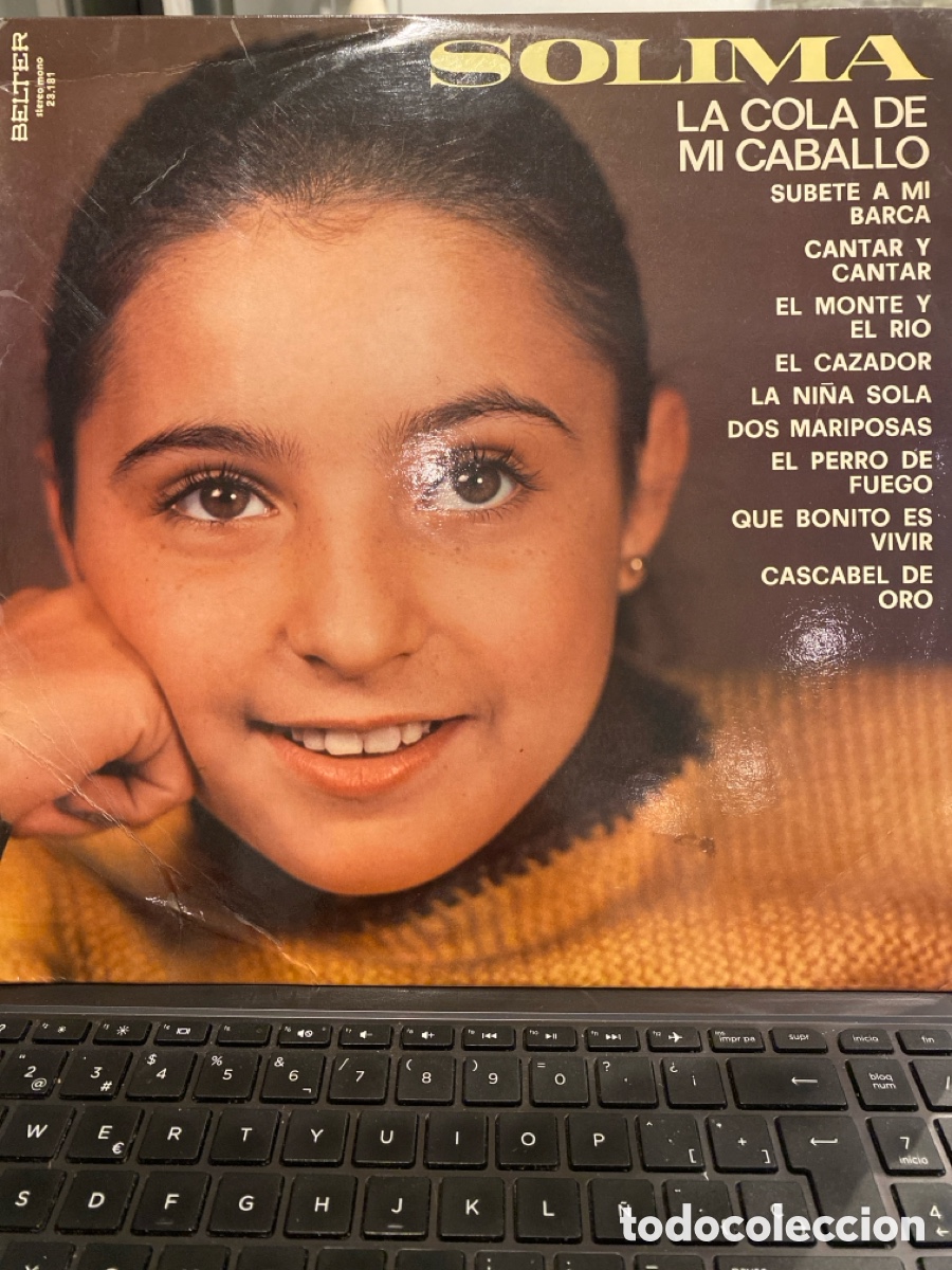 Discos de vinilo: SOLIMA - LA COLA DE MI CABALLO LP SPAIN - Foto 1