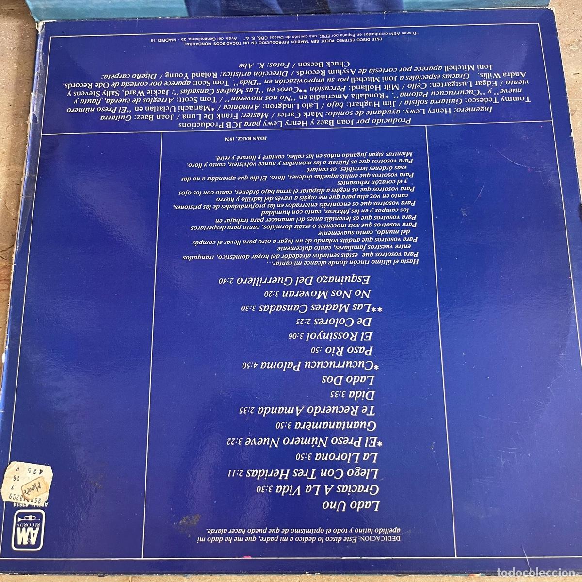 Discos de vinilo: 5 discos de Joan B&aacute;ez - Foto 10