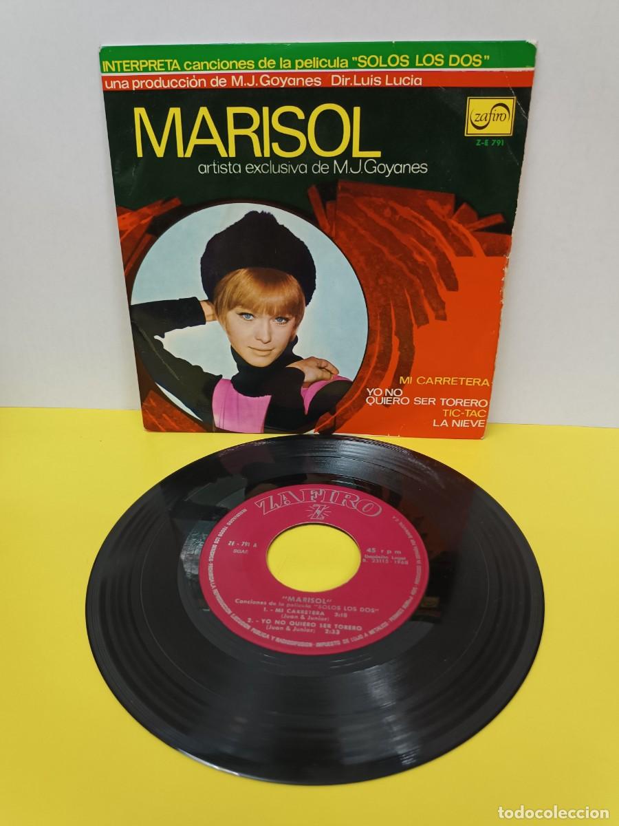 Discos de vinilo: MARISOL - INTERPRETA CANCIONES DE LA PELICULA SOLOS LOS DOS - SINGLE DISCO DE VINILO - Foto 1