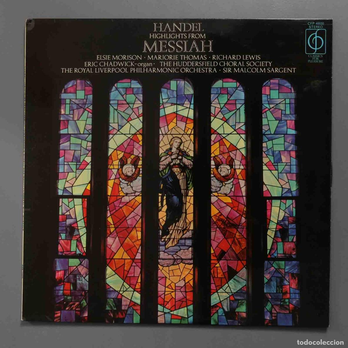 Discos de vinilo: LP. Handel &ndash; Highlights From Messiah - Foto 1