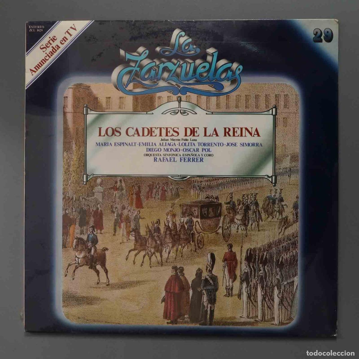 Disques de vinyle: LP. LOS CADETES DE LA REINA. LA ZARZUELA. 29. PRECINTADO