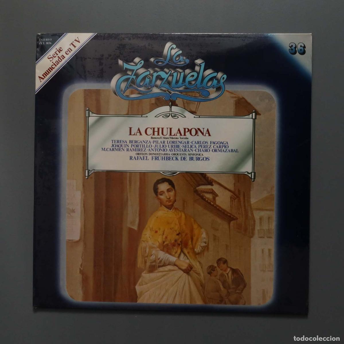 Discos de vinilo: LP. LA CHULAPONA. LA ZARZUELA. 36. PRECINTADO