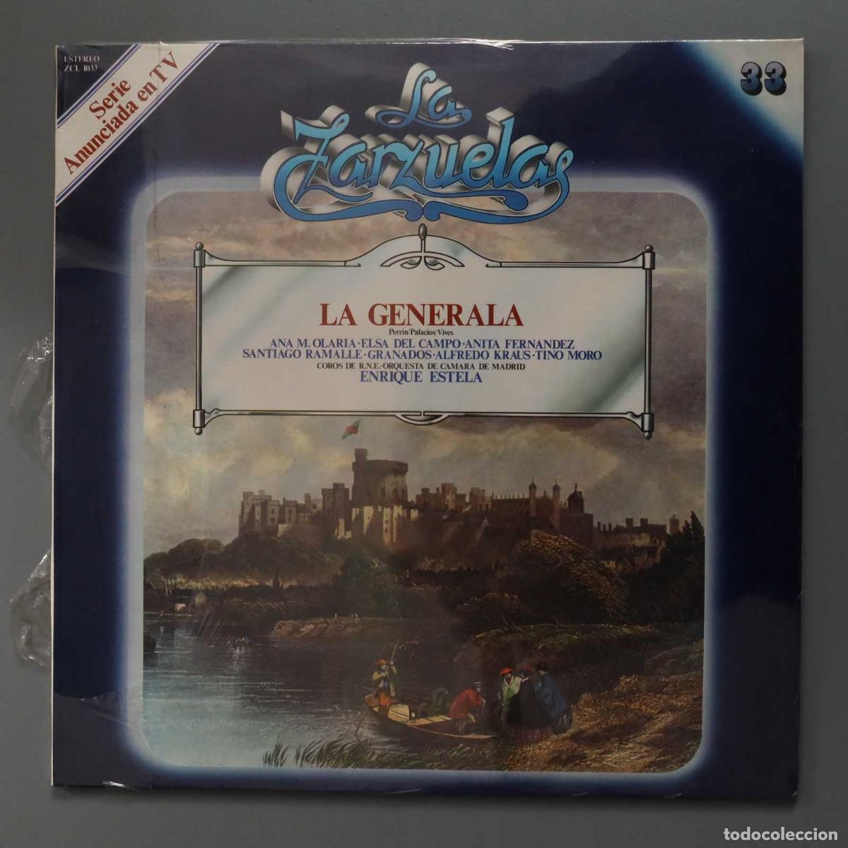 Discos de vinil: LP. LA GENERALA. LA ZARZUELA. 33. PRECINTADO
