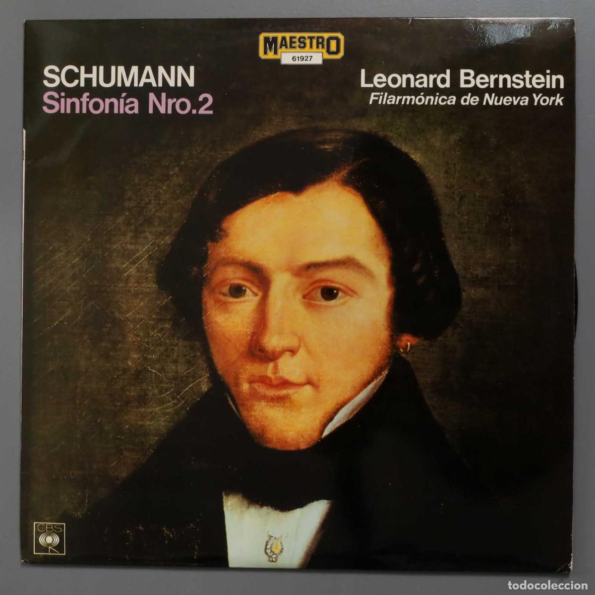 Discos de vinilo: LP. SCHUMANN. SINFONIA 2 CBS BERNSTEIN - Foto 1