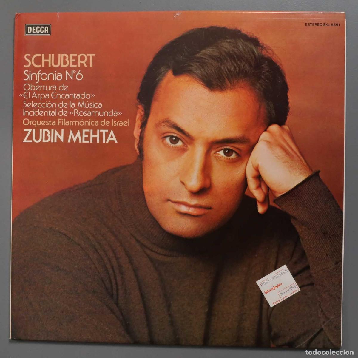 Discos de vinilo: LP. SINFONIA 6. SCHUBERT. MEHTA - Foto 1