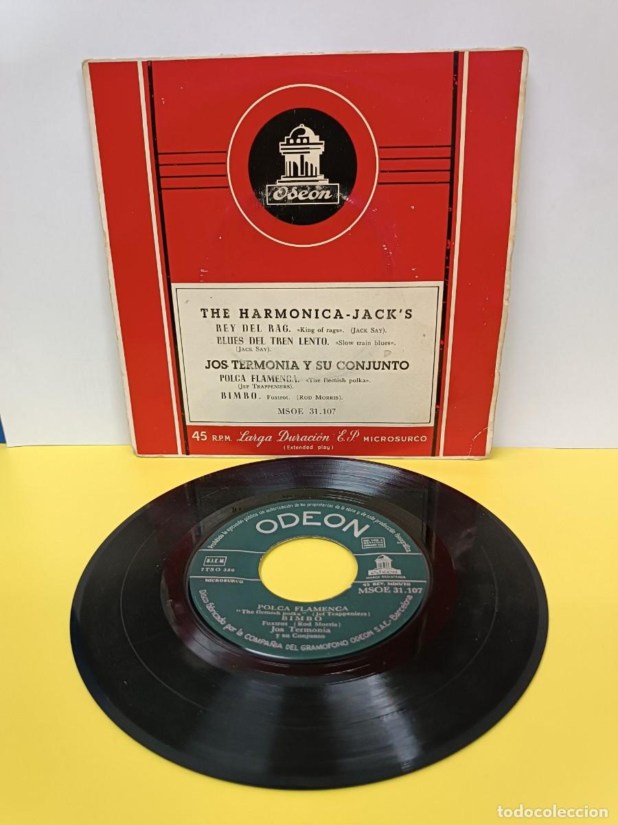 Discos de vinilo: THE HARMONICA JACKS - JOS TERMONIA Y SU CONJUNTO - SINGLE DISCO DE VINILO - Foto 1