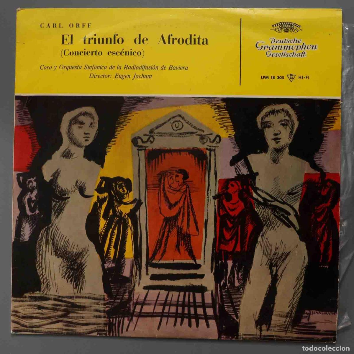 Discos de vinilo: LP. Jochum &ndash; El Triunfo De Afrodita. ORFF - Foto 1