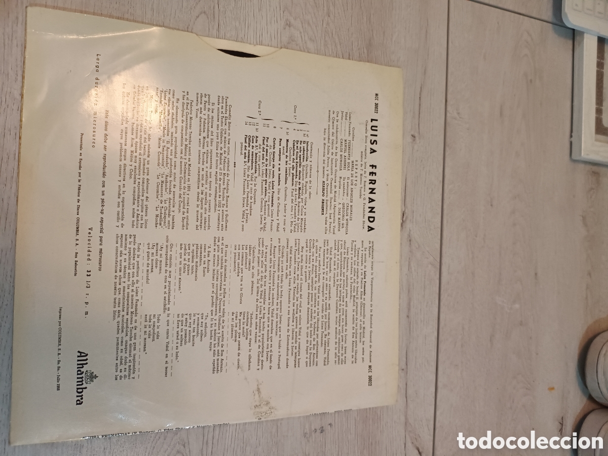Discos de vinilo: Luisa Fernanda - Foto 2