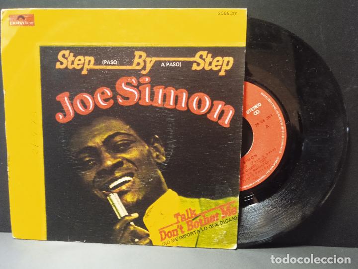 Discos de vinilo: JOE SIMON / STEP BY STEP + 1 (SINGLE POLYDOR 1973) PEPETO - Foto 1