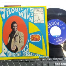 Discos de vinilo: JACKIE WILSON SINGLE PROMOCIONAL THE WHO WHO SONG / SINCE YOU SHOWED ME HOW TO BE HAPPY ESPAÑA 1963