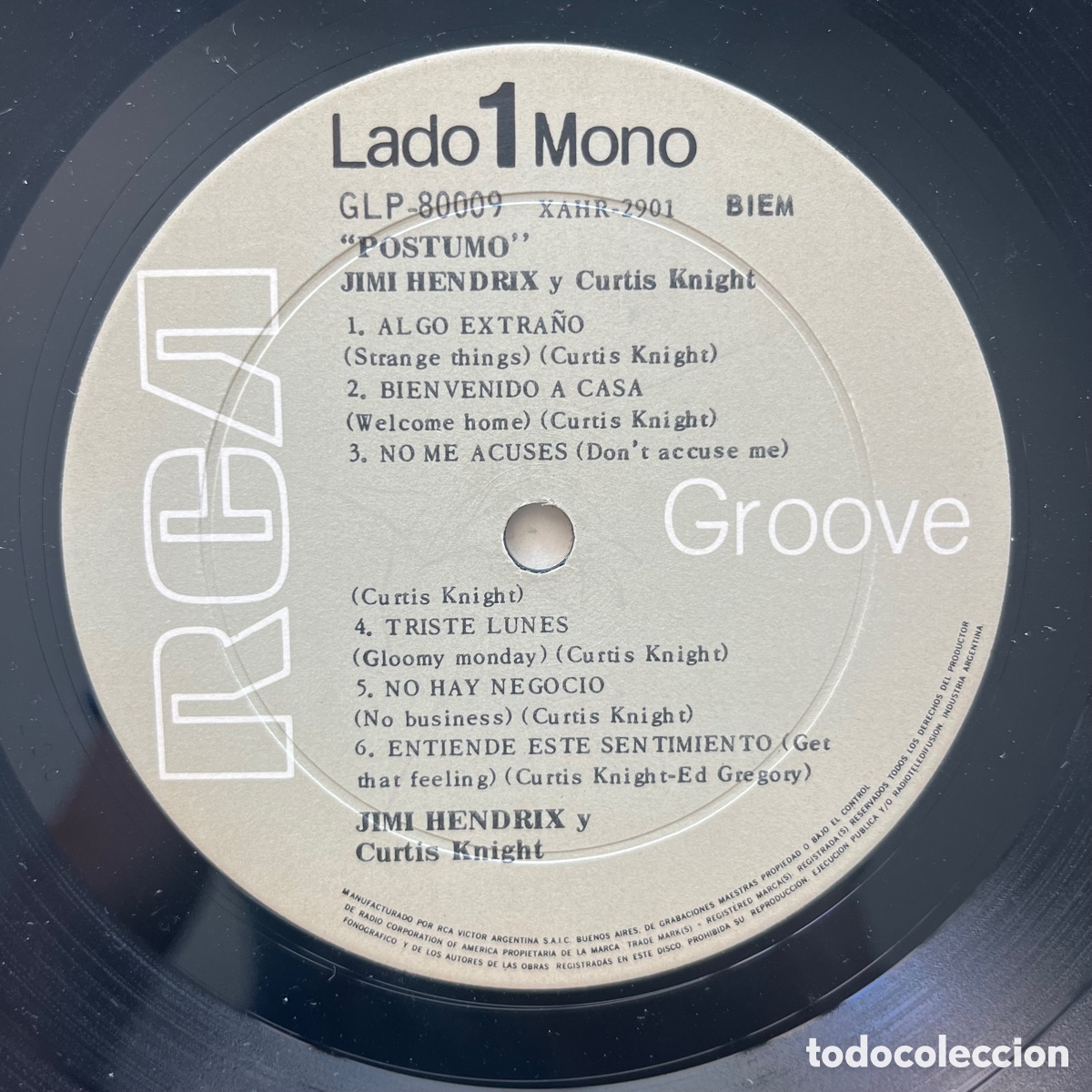 Discos de vinilo: Jimi Hendrix, Curtis Knight - Postumo - Foto 4