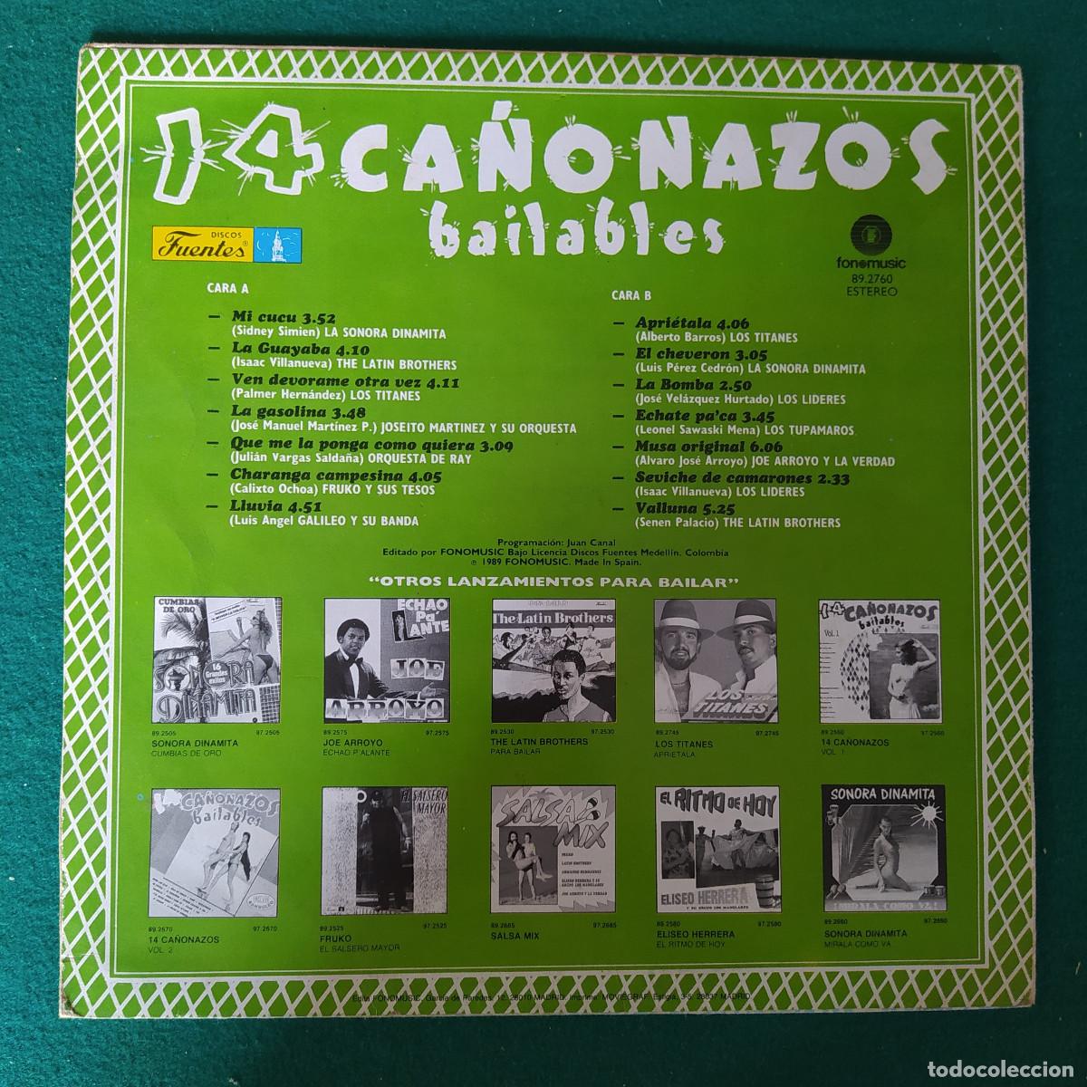 Discos de vinilo: 14 Ca&ntilde;onazos Bailables Vol. 3 - Foto 2