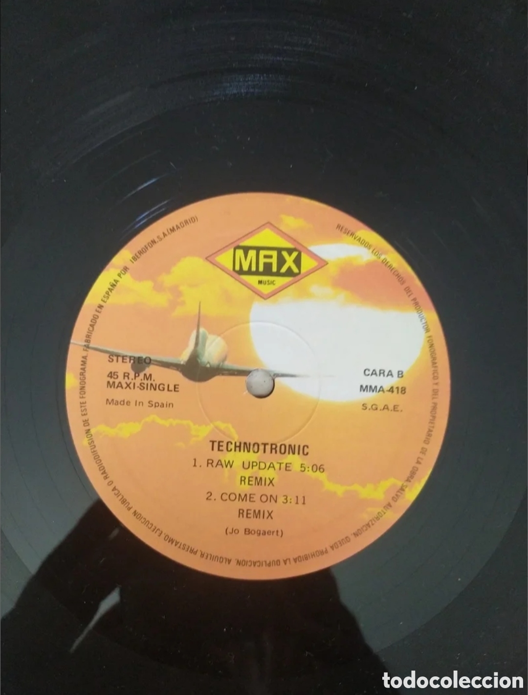 Discos de vinilo: Maxi single Technotronic. Megamix - Foto 4